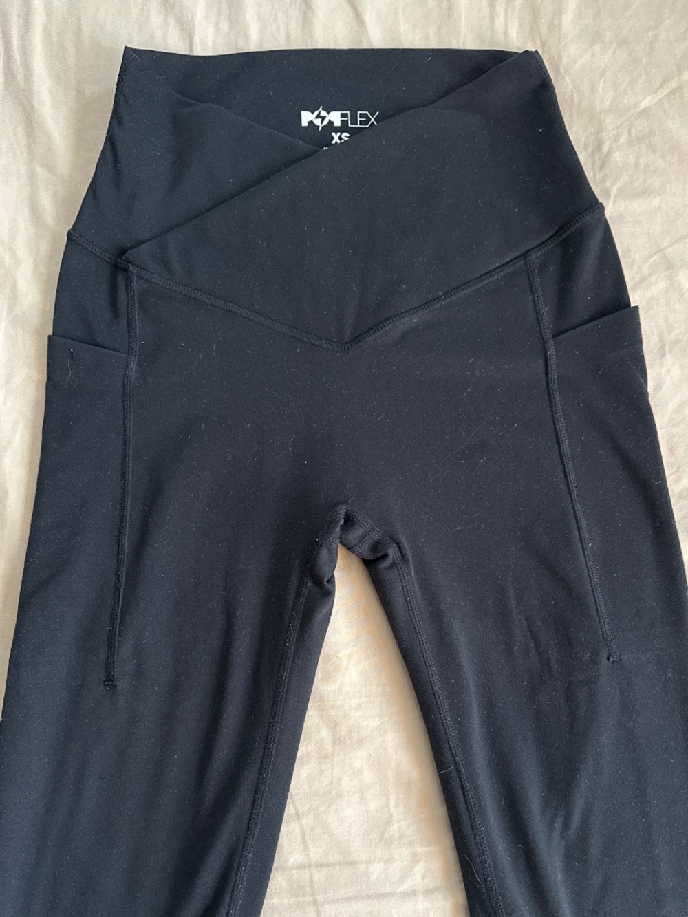 Popflex Crisscross Hourglass Leggings with Pockets